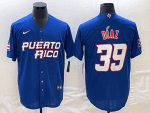 Puerto Rico #39 Edwin D¨ªaz 2023 Royal World Classic Stitched Jersey