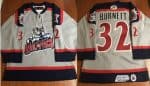 Hartford Wolf Pack #32 Rob Burnett Gray Jersey