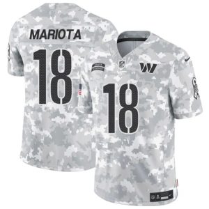 Washington Commanders #18 Marcus Mariota Arctic Camo 2024 F.U.S.E. Salute To Service Limited Stitched Jersey
