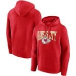 Kansas City Chiefs Red Gridiron Classics Campus Standard Pullover Hoodie