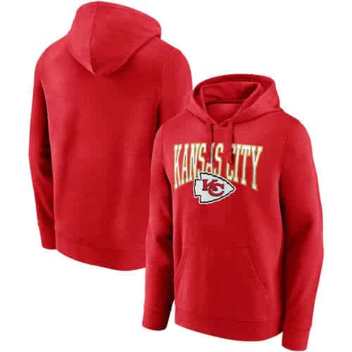 Kansas City Chiefs Red Gridiron Classics Campus Standard Pullover Hoodie