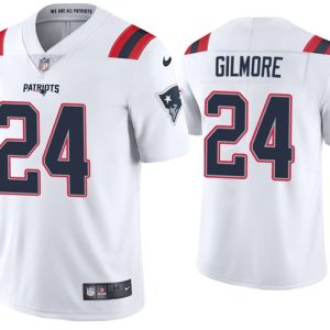 New England Patriots #24 Stephon Gilmore 2020 White Vapor Untouchable Limited Stitched Jersey