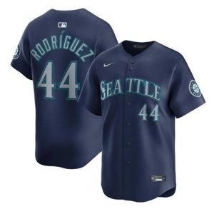 Seattle Mariners #44 Julio Rodr¨ªguez Navy Limited Stitched Jersey