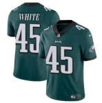 Philadelphia Eagles #45 Devin White Green Vapor Untouchable Limited Stitched Jersey