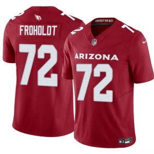 Arizona Cardinals #72 Hjalte Froholdt Red 2025 F.U.S.E. Vapor Untouchable Limited Stitched Jersey
