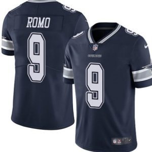 Dallas Cowboys #9 Tony Romo Navy Vapor Untouchable Limited Stitched Football Jersey