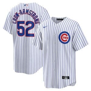 Chicago Cubs #52 Pete Crow-Armstrong White Home Stitched Jersey
