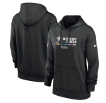 New Orleans Saints 2022 Black NFL Crucial Catch Therma Performance Pullover Hoodie(Run Small)