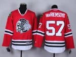 Blackhawks #57 Trevor Van Riemsdyk Red(White Skull) Stitched Jersey