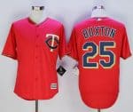 Twins #25 Byron Buxton Red New Cool Base Stitched Jersey