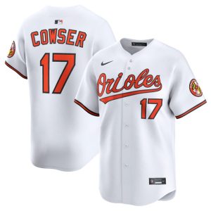 Baltimore Orioles #17 Colton Cowser White 2025 Home Limited Stitched Jersey