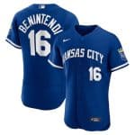Kansas City Royals #16 Andrew Benintendi Blue Flex Base Stitched Jersey