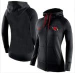 Nike Arizona Cardinals Full-Zip Performance Hoodie Black