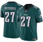 Philadelphia Eagles #27 Quinyon Mitchell Green 2024 New F.U.S.E. Vapor Untouchable Limited Stitched Jersey