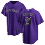 Colorado Rockies #21 Kyle Freeland Purple Stitched Jersey