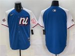 National League New York Mets Blank Blue Alternate 2025 All-Star Edition Limited Stitched Jersey