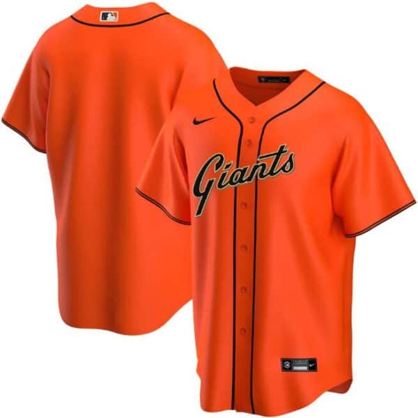 San Francisco Giants Blank Orange Cool Base Stitched Jersey