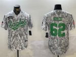 Philadelphia Eagles #62 Jason Kelce 2024 Arctic Camo Salute To Service Stitched Jersey