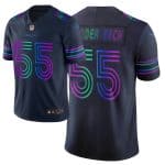 Dallas Cowboys #55 Leighton Vander Esch Navy 2019 City Edition Limited Stitched Jersey