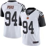 Bengals #94 Domata Peko White Stitched Limited Rush Nike Jersey