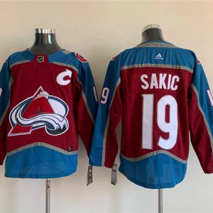 Colorado Avalanche #19 Joe Sakic Burgundy Stitched Jersey