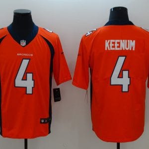 Denver Broncos #4 Case Keenum Orange Vapor Untouchable Limited Stitched Jersey