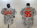 Kansas City Chiefs #95 Chris Jones 2024 Arctic Camo Salute To Service Stitched Jersey