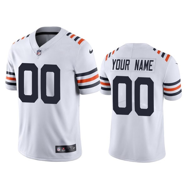 Bears Customized White Vapor Untouchable Limited Stitched Jersey