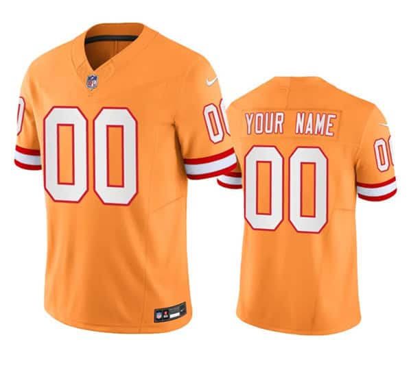 Tampa Bay Buccaneers Custom Orange 2023 F.U.S.E. Throwback Limited Stitched Jersey