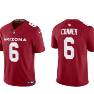 Arizona Cardinals #6 James Conner Red 2023 F.U.S.E. Vapor Untouchable F.U.S.E. Limited Stitched Jersey