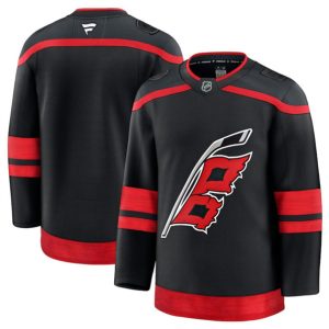 Carolina Hurricanes Blank Black 2024-25 Home Stitched Jersey