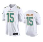 Miami Dolphins #15 Jaelan Phillips White Fashion Vapor Untouchable Stitched Jersey