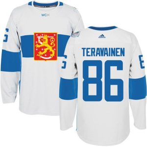 Team Finland #86 Teuvo Teravainen White 2016 World Cup Stitched Jersey