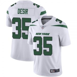 New York Jets #35 Pierre Desir White Vapor Untouchable Limited Stitched Jersey