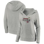 Kansas City Chiefs Heathered Gray Super Bowl LIV Champions Trophy Collection Locker Room Pullover Hoodie(Run Small)