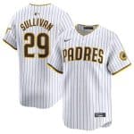 San Diego Padres #29 Brett Sullivan White 2024 Home Limited Stitched Jersey