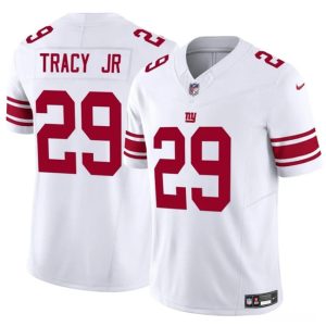 New York Giants #29 Tyrone Tracy Jr White 2023 F.U.S.E. Vapor Untouchable Limited Stitched Jersey