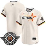 Houston Astros Blank Cream 2025 City Connect Limited Stitched Jersey