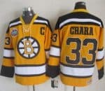Bruins #33 Zdeno Chara Yellow Winter Classic CCM Throwback Stitched Jersey