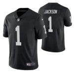 Las Vegas Raiders #1 DeSean Jackson Black Vapor Limited Stitched Jersey