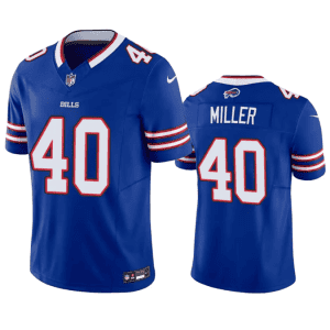 Buffalo Bills #40 Von Miller Blue 2023 F.U.S.E. Vapor Untouchable Limited Stitched Jersey