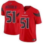Houston Texans #51 Will Anderson Jr. Red 2024 Alternate F.U.S.E Vapor Stitched Jersey