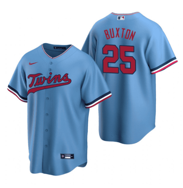 Minnesota Twins #25 Byron Buxton Blue Cool Base Stitched Jersey