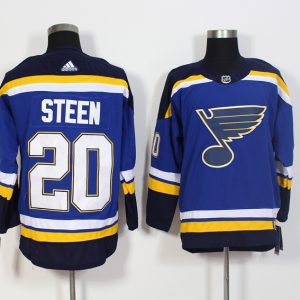 Adidas St. Louis Blues #20 Alexander Steen Blue Stitched Jersey
