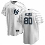 New York Yankees #80 Luis Medina Stitched Baseball Cool Base Jersey
