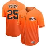 San Francisco Giants #25 Barry Bonds Orange Fade Stitched Jersey