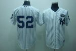 Yankees #52 C.C. Sabathia White GMS The Boss Stitched Jersey