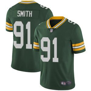 Green Bay Packers #91 Preston Smith Green Vapor Untouchable Stitched Limited Jersey