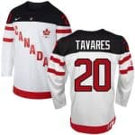 Olympic CA. #20 John Tavares White 100th Anniversary Stitched Jersey