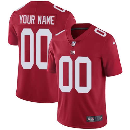 Giants Customized Red Vapor Untouchable Limited Stitched Jersey